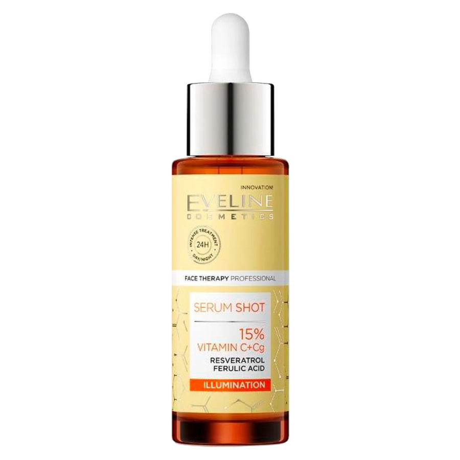 Eveline Cosmetics Eveline Cosmetics, Serum Shot, Vitamin C 15 %, Aufhellung, Serum, Für das Gesicht, 30 ml *Tester