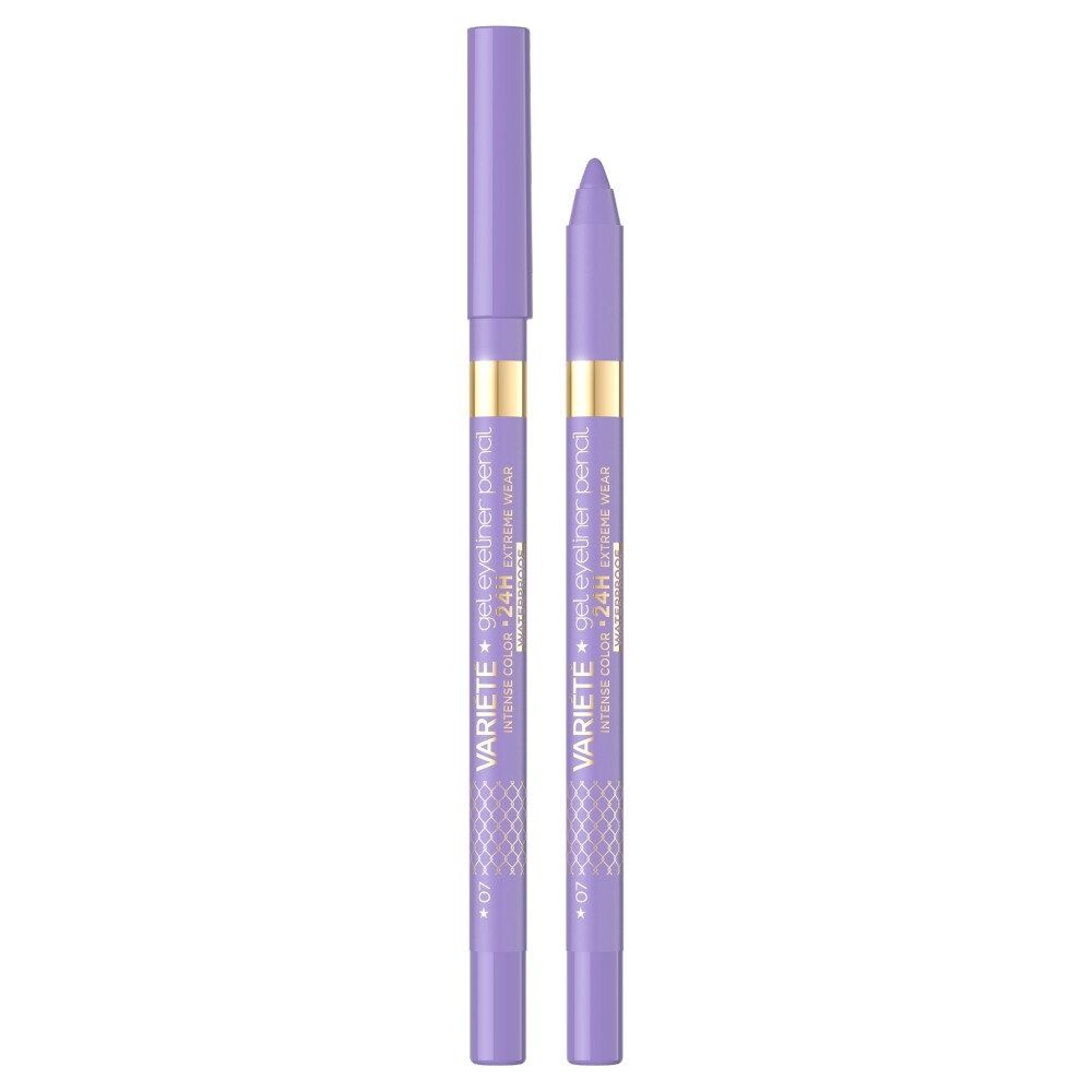 Eveline Cosmetics, Variete, Wasserdicht, Gel-Kajalstift, 07, Lavendel, 1.3 g