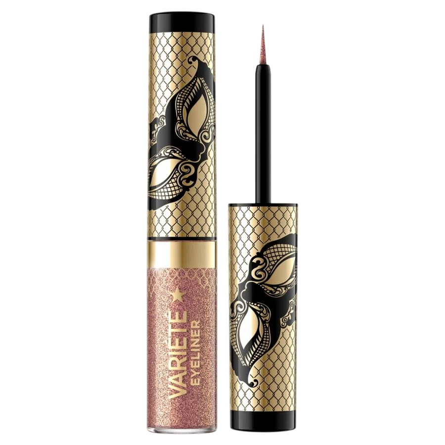 Eveline Cosmetics Eveline Cosmetics, Variete, Wasserdicht, Glänzend, Flüssiger Eyeliner, 01, Sparkle Gold, 4 ml Regular