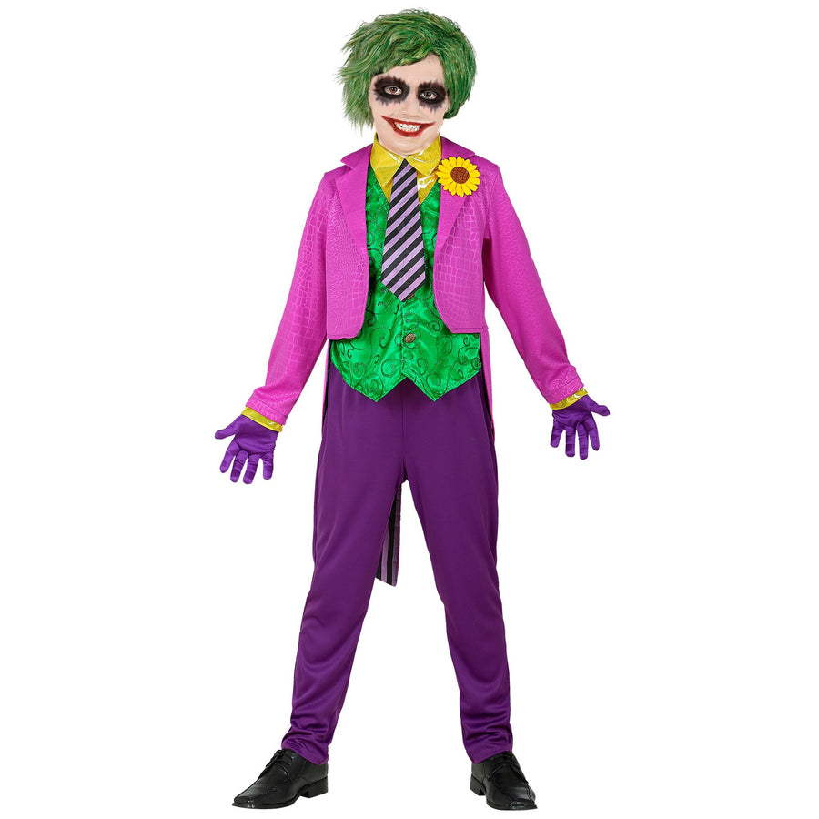 "EVIL CLOWN" (Frack mit Hemd und Weste, Hose, Krawatte, Handschuhe) – Detailansicht