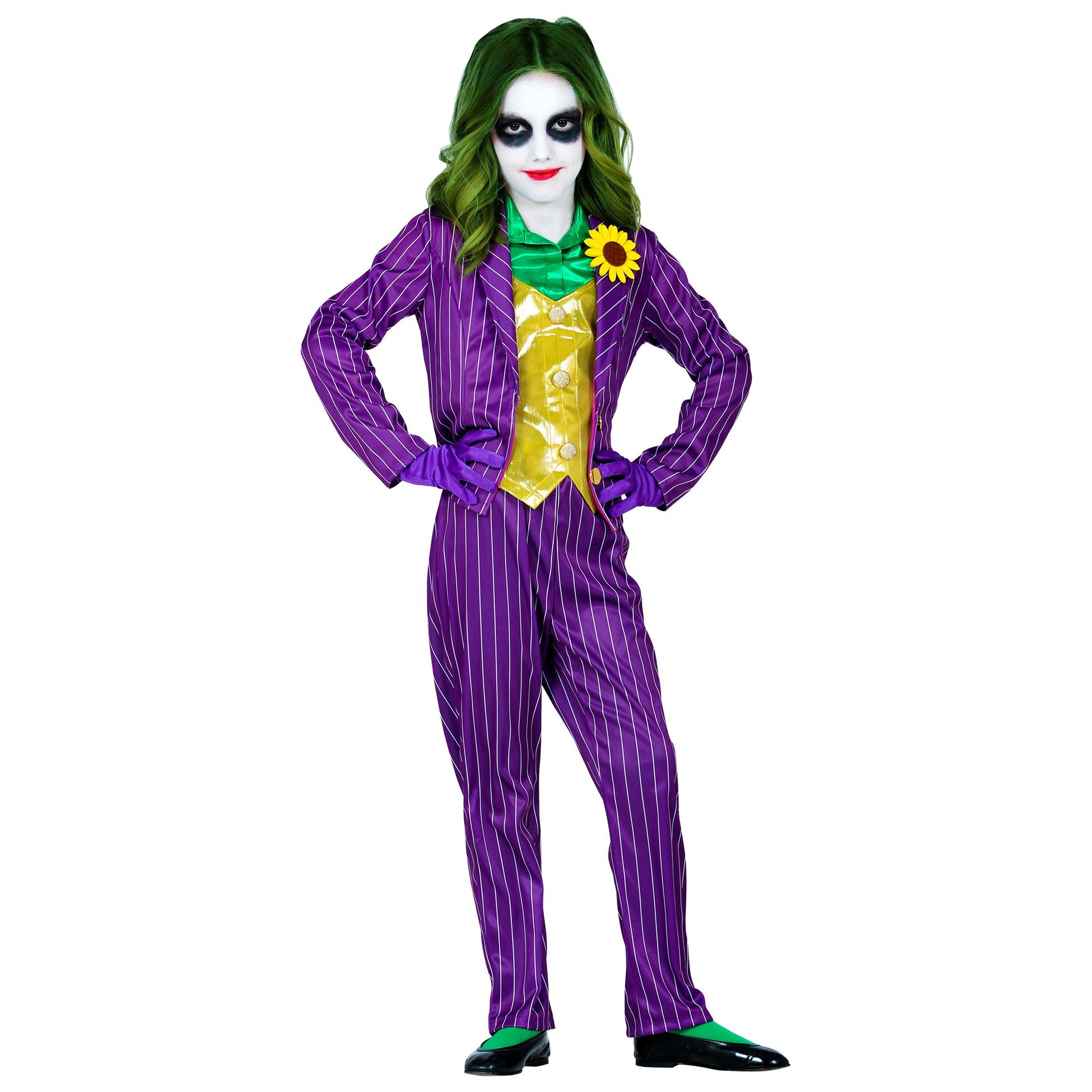 "EVIL CLOWN" (Jacke mit Bluse und Weste, Hose, Handschuhe) – Detailansicht