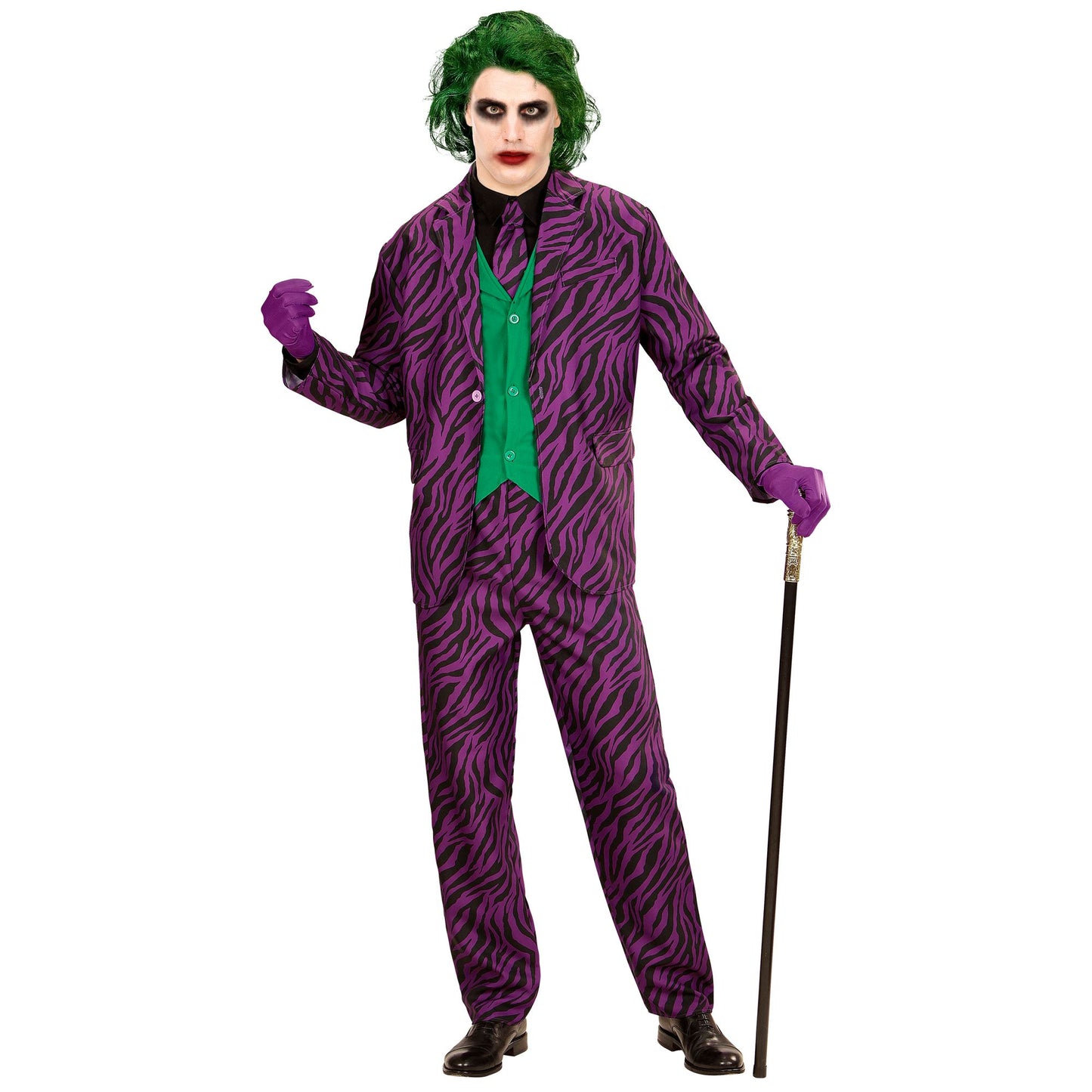 "EVIL CLOWN" (Jacke mit Weste, Hose, Krawatte) – Detailansicht