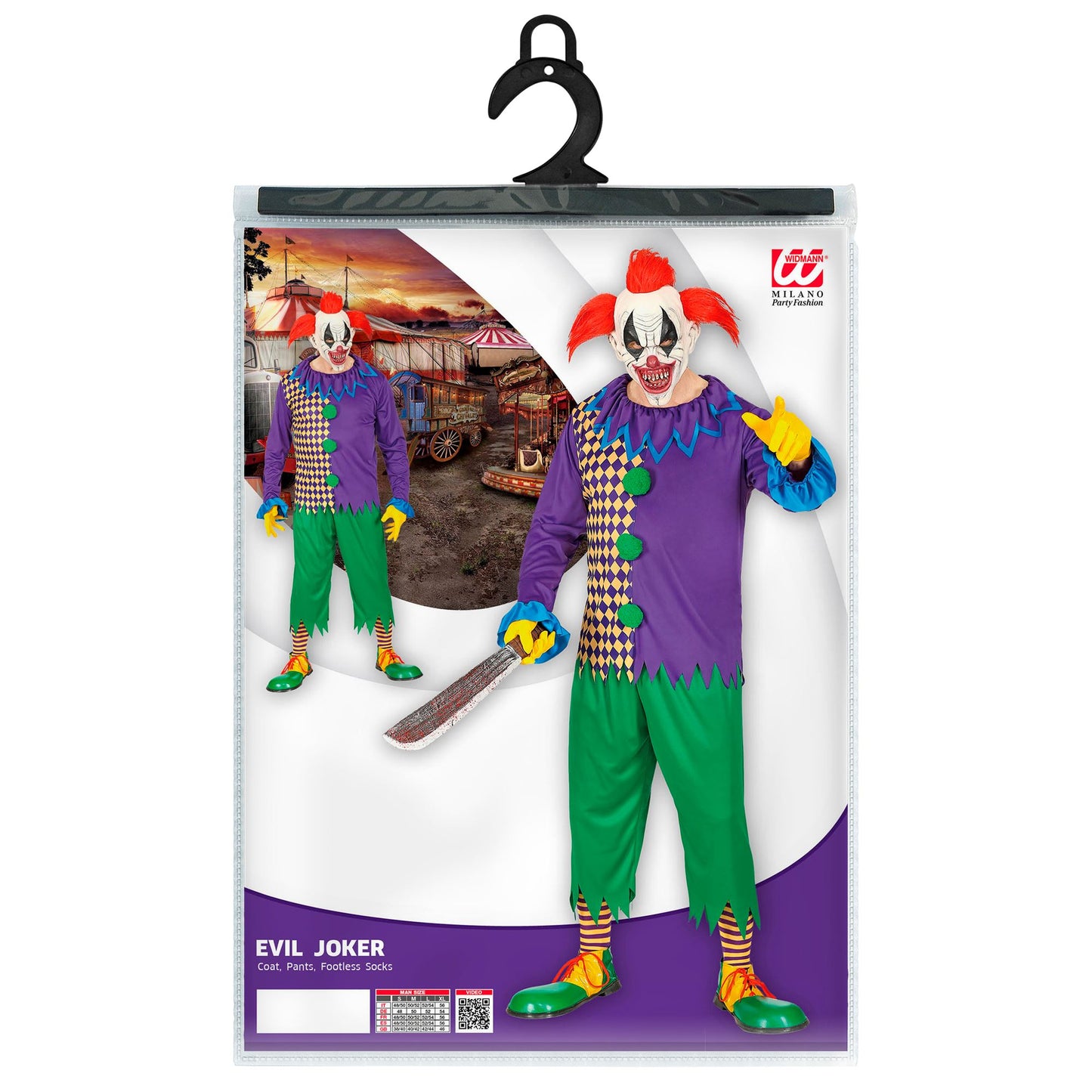 "EVIL JOKER" (Oberteil, Hose, Strümpfe) – Ansicht 3