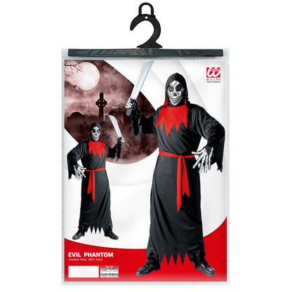 "EVIL PHANTOM" (Robe mit Kapuze, Gürtel, Maske) – Ansicht 5