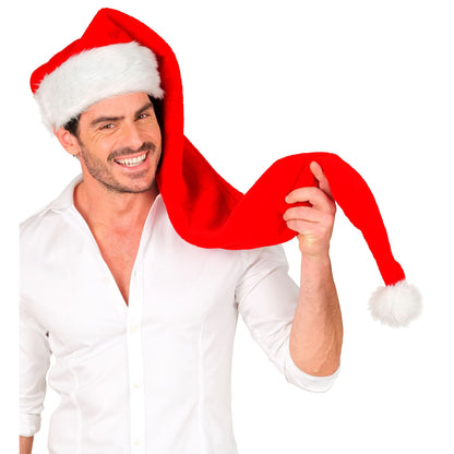 "EXTRA LANGE WEIHNACHTSMANNMÜTZE AUS PLÜSCH" 125 cm – Ansicht 4