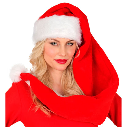 "EXTRA LANGE WEIHNACHTSMANNMÜTZE AUS PLÜSCH" 125 cm – Ansicht 5