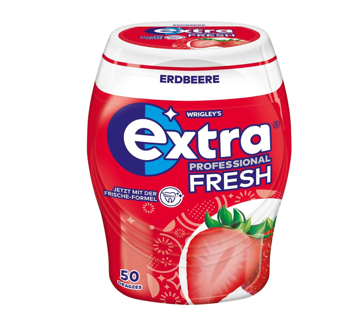 Wrigleys Extra Professional Fresh Erdbeere 50 zuckerfreie Kaugummi 70 g