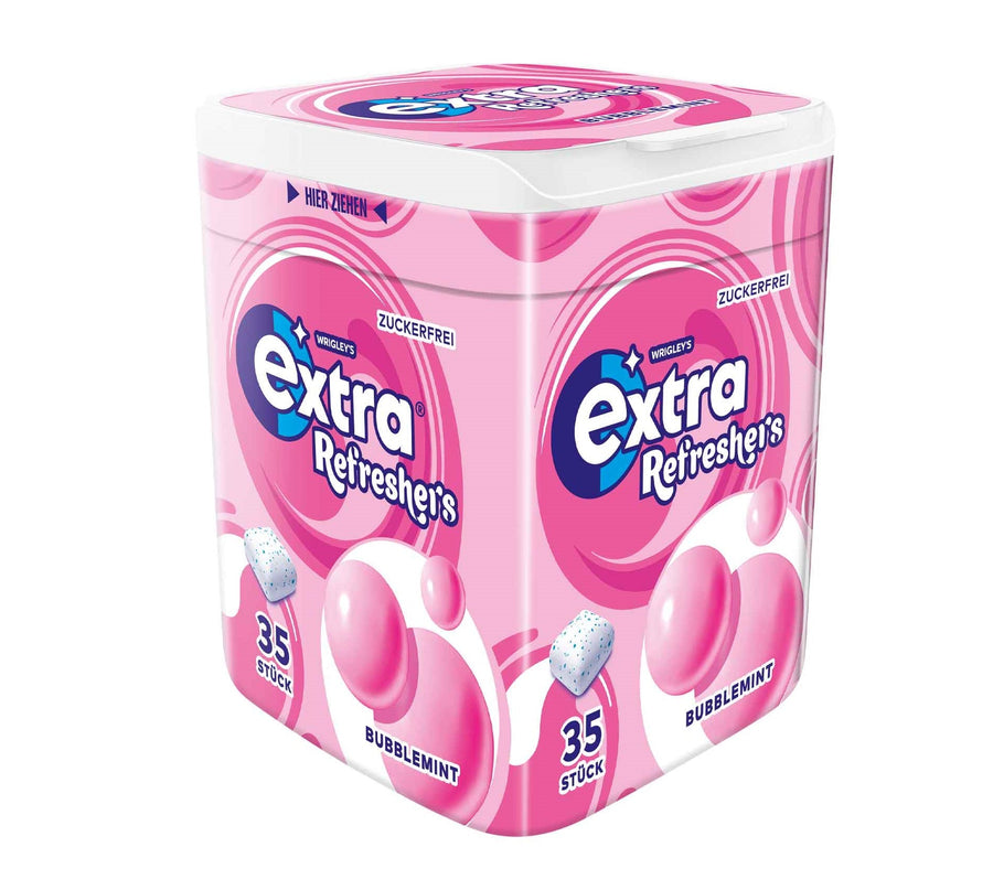 Wrigleys Extra Refreshers Bubblemint zuckerfreie Kaugummi 78 g Packung