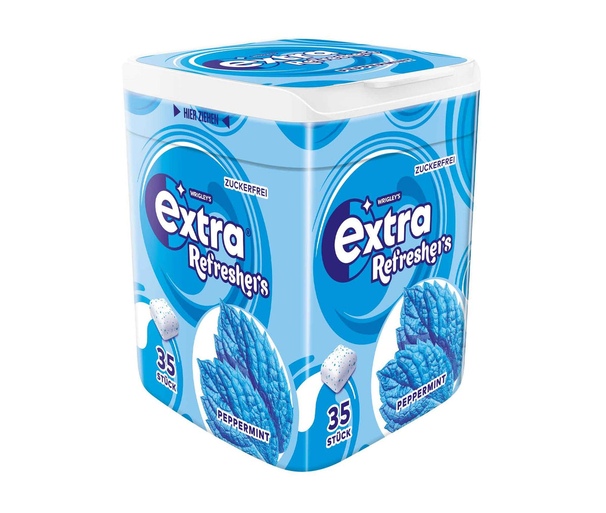 Wrigleys Extra Refreshers Peppermint zuckerfreie Kaugummi 35 Stück 78 g