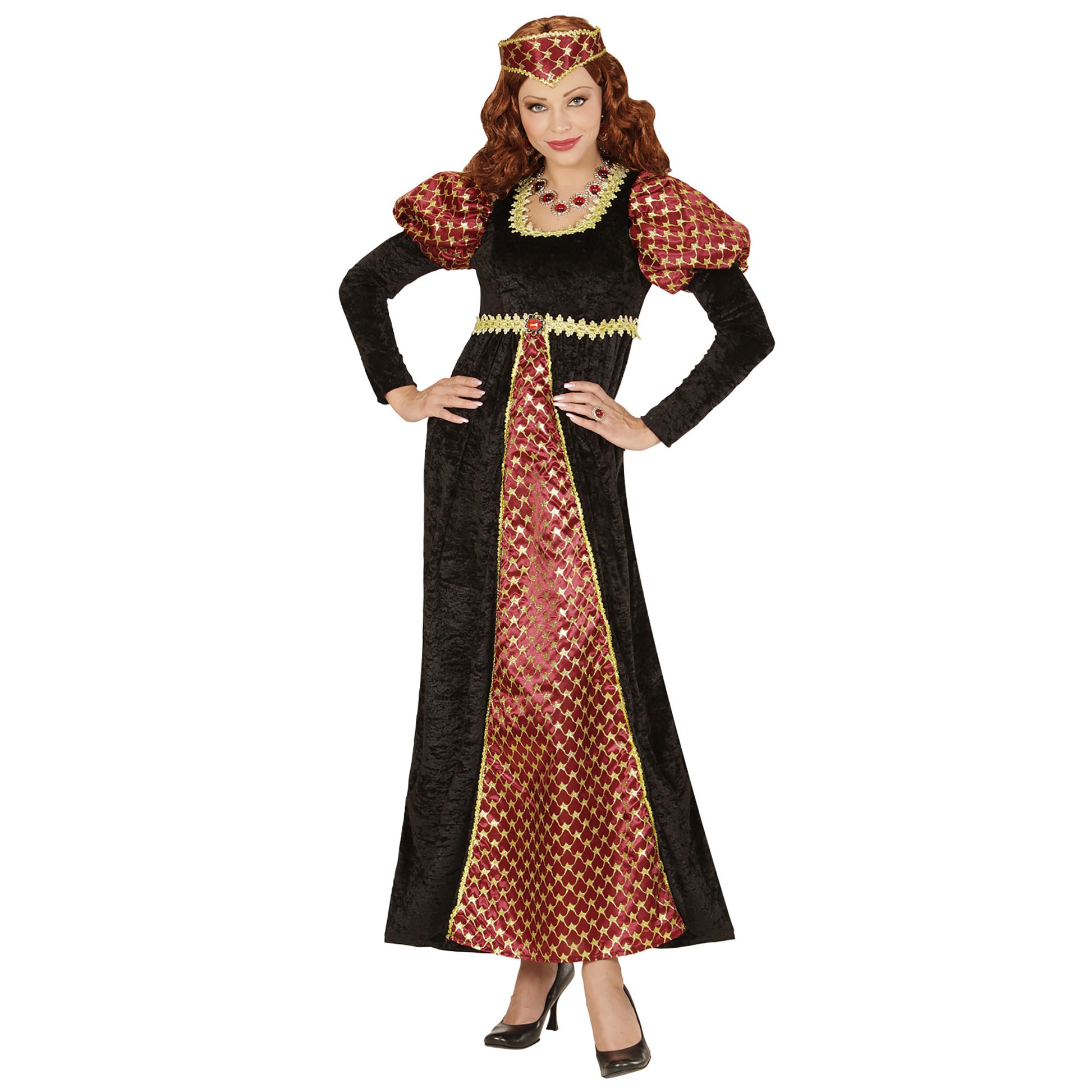 "FAIR MAIDEN" (Kleid, Kopfbedeckung) – Detailansicht