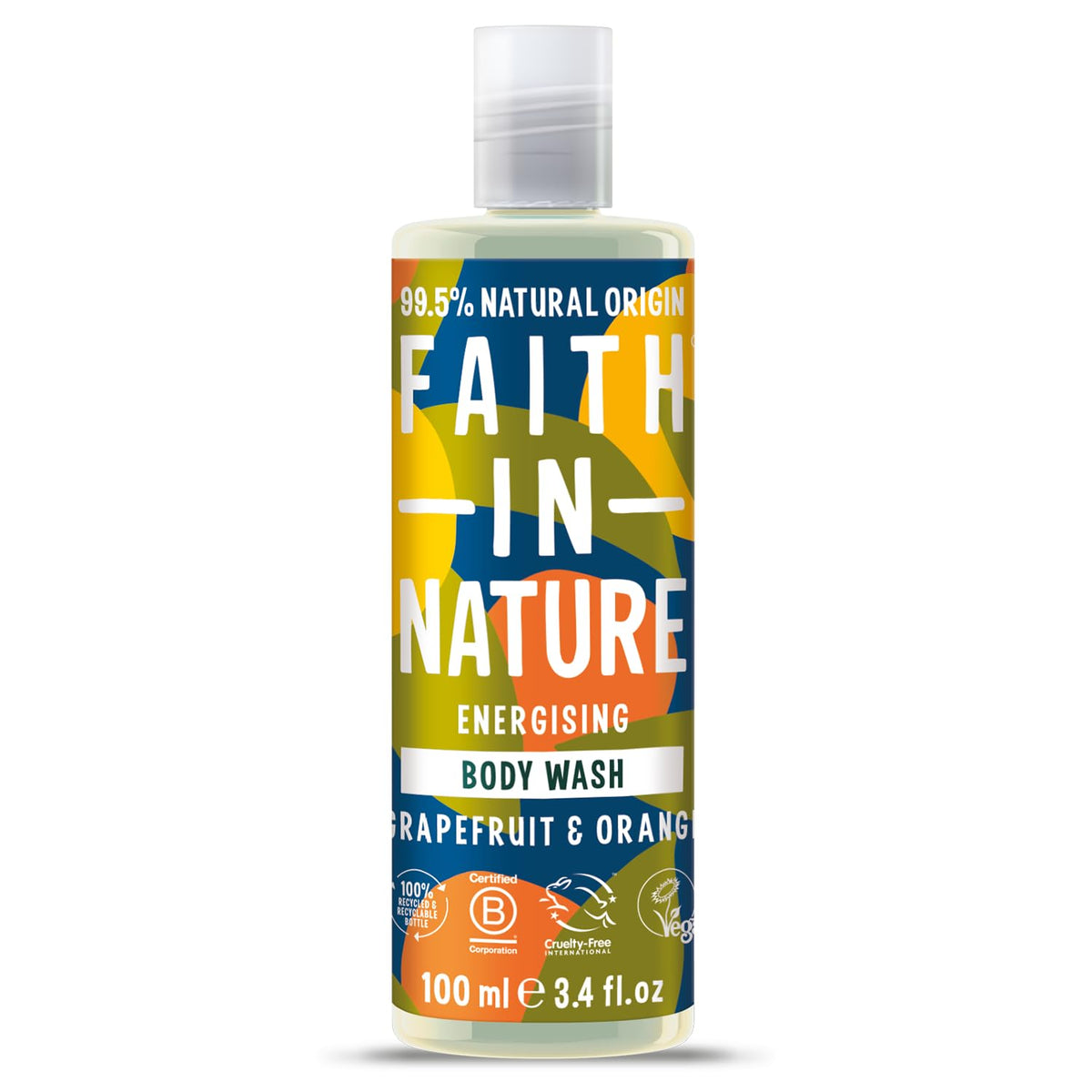 Faith In Nature, Grapefruit & Orange, Energetisierend, Duschgel, 100 ml