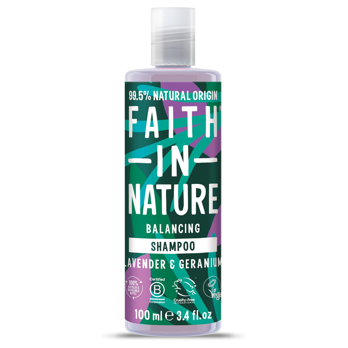 Faith In Nature, Lavender & Geranium, Haarshampoo, Ausbalancieren, 100 ml