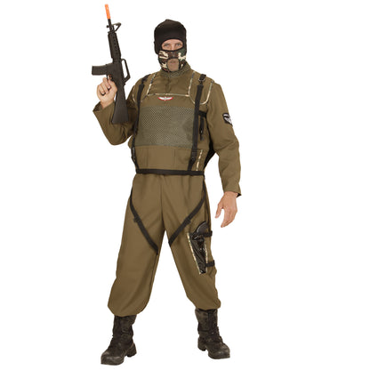 "FALLSCHIRMSPRINGER SPECIAL FORCES" (Overall, Weste, Kapuze) – Ansicht 3