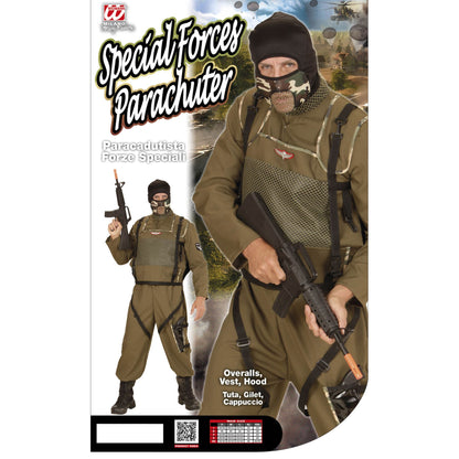"FALLSCHIRMSPRINGER SPECIAL FORCES" (Overall, Weste, Kapuze) – Ansicht 5