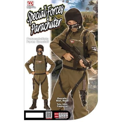 "FALLSCHIRMSPRINGER SPECIAL FORCES" (Overall, Weste, Kapuze) – Ansicht 5