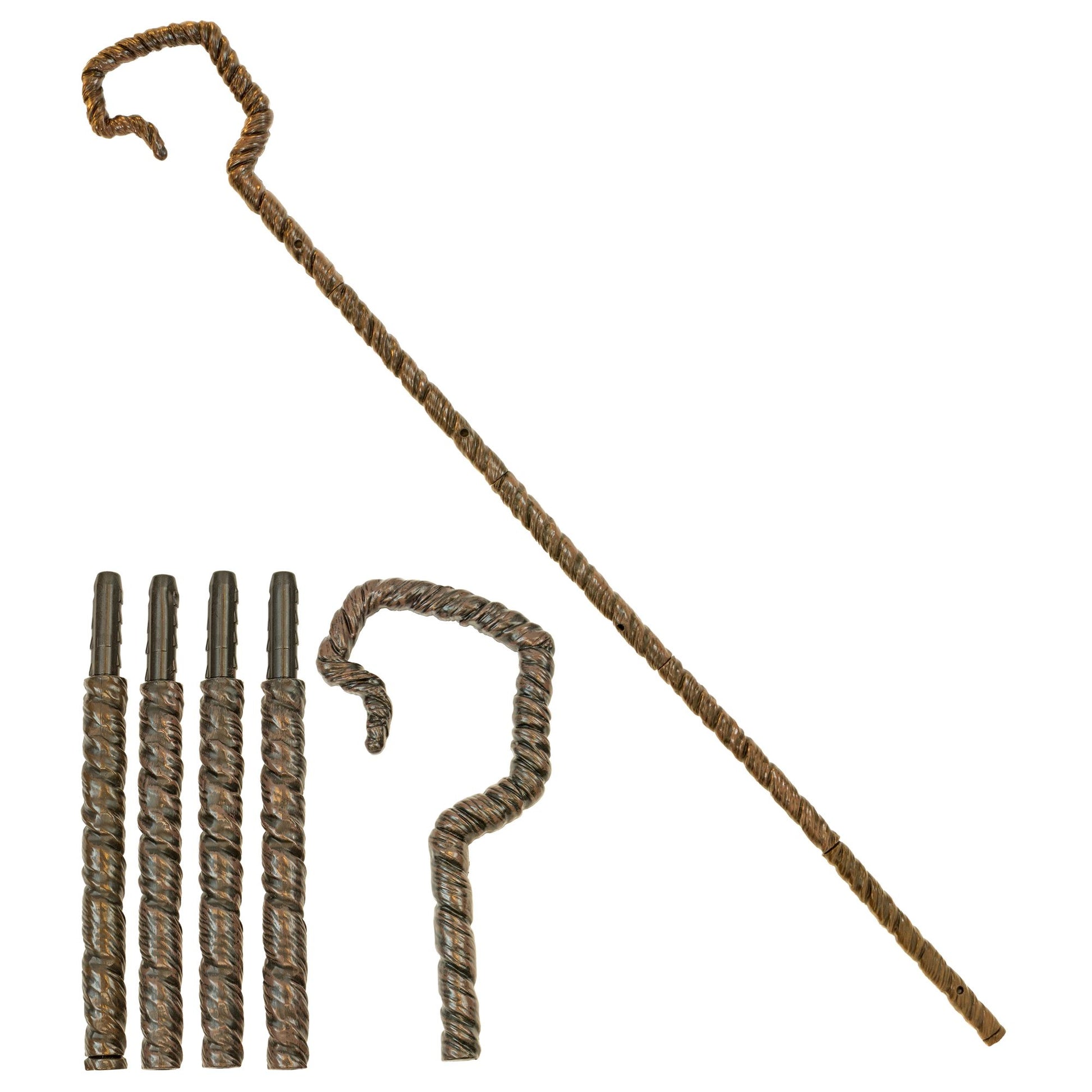 "FALTBARER SCHÄFERSTOCK" 146 cm – Vorderansicht
