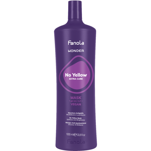 FANOLA FANOLA Wonder No Yellow Maske 1000 ml Haarpflege Anti-Gelb Effekt Kosmetik