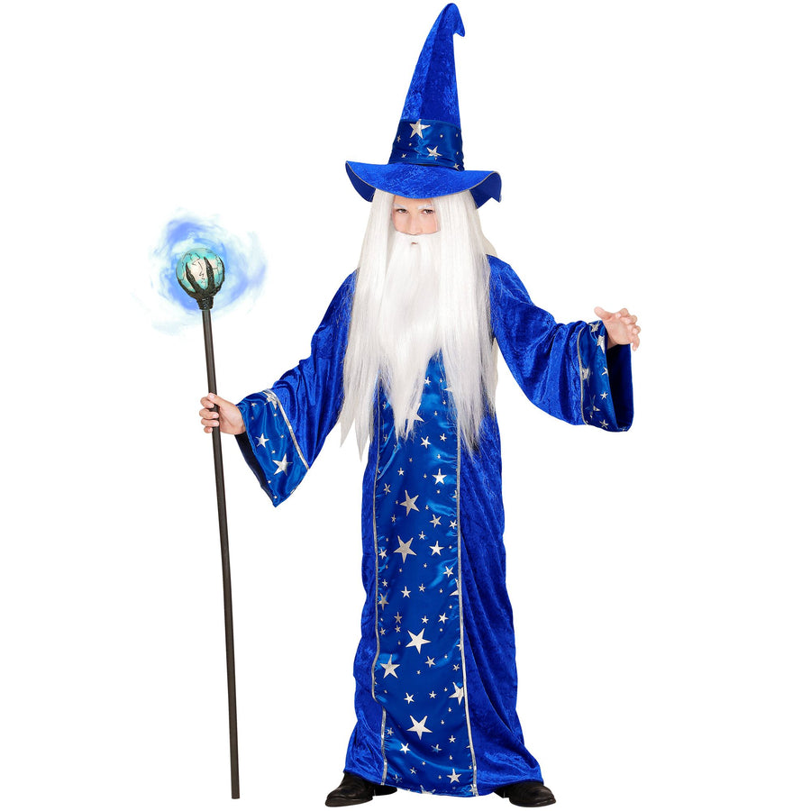 "FANTASY ZAUBERER" (Robe, Hut) – Vorderansicht