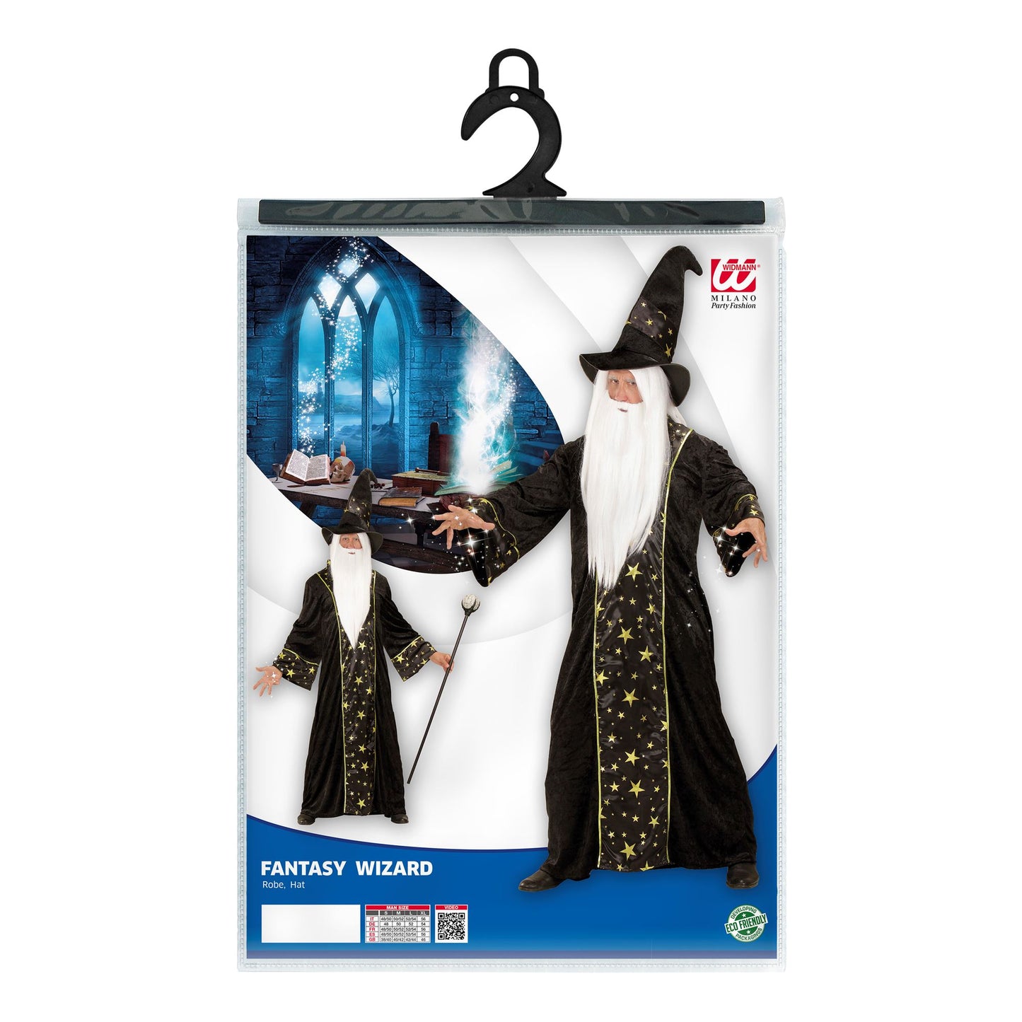 "FANTASY ZAUBERER" (Robe, Hut) – Ansicht 5