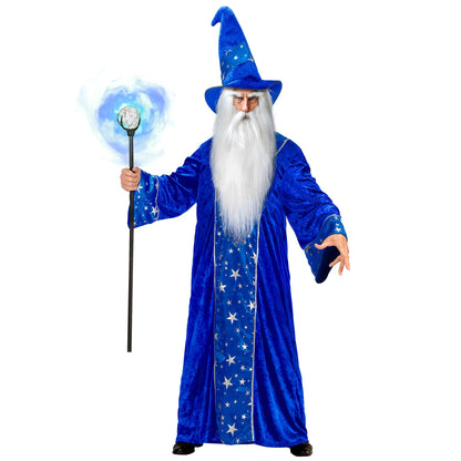 "FANTASY ZAUBERER" (Robe, Hut) – Detailansicht