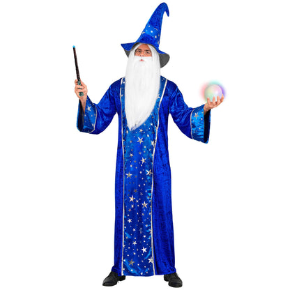 "FANTASY ZAUBERER" (Robe, Hut) – Ansicht 3