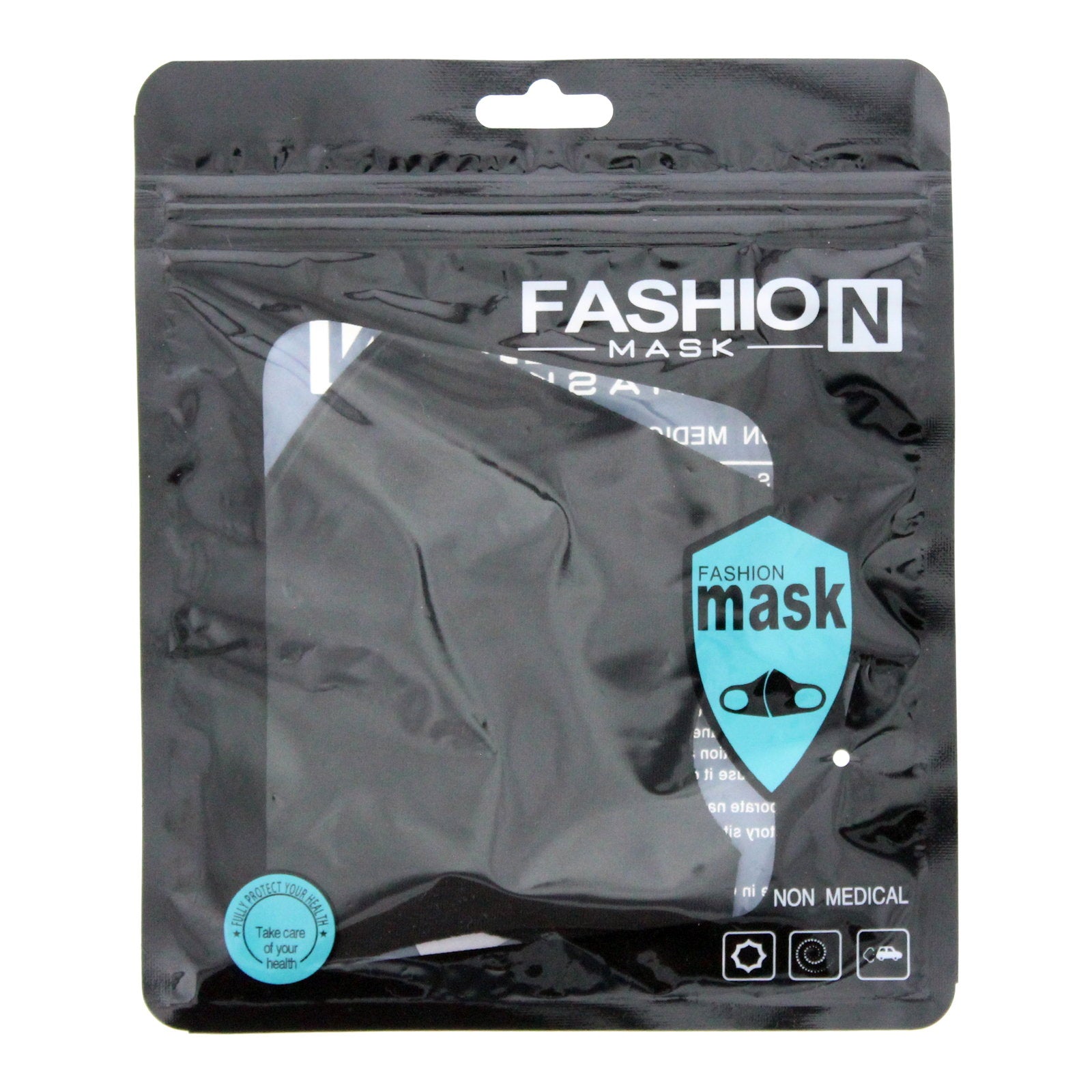 Fashion Fashion, Fashion, Textilmaske, Schwarz, Reusable, Für Frauen Regular