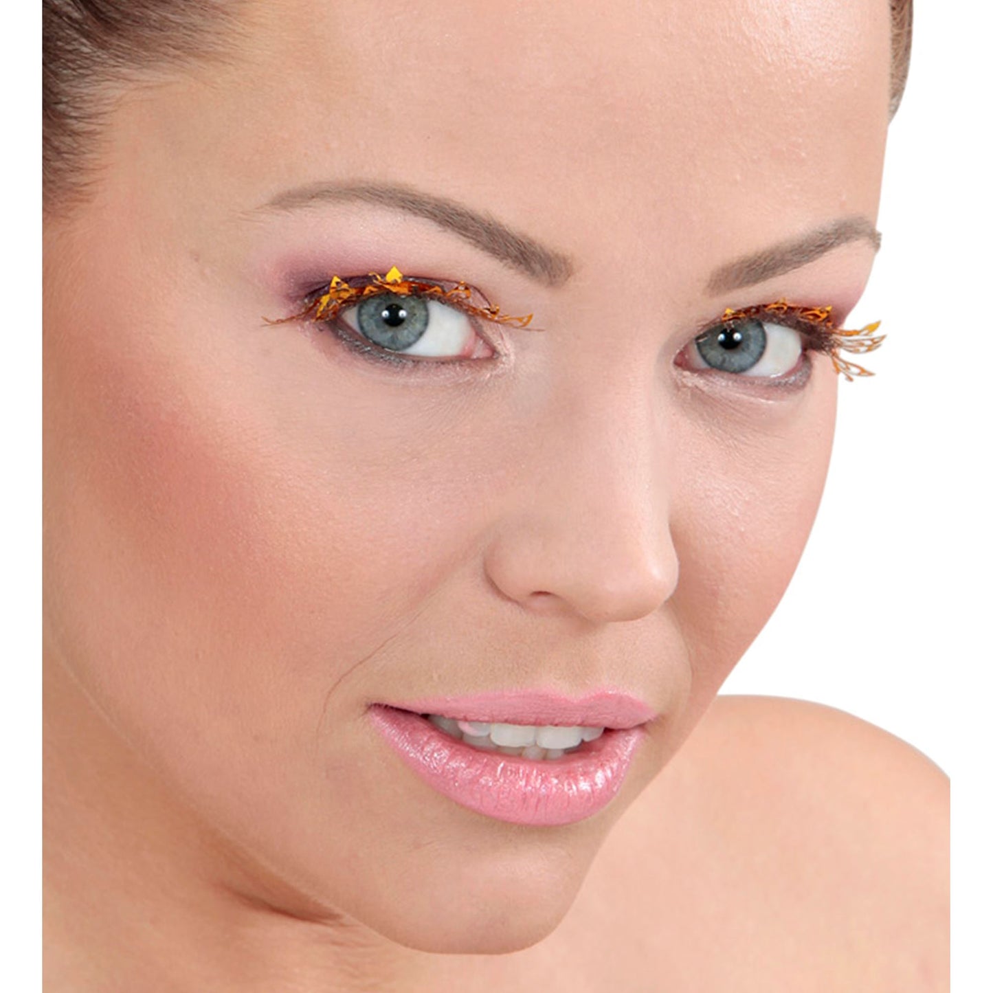 "FASHION TATTOO WIMPERN GOLD" in Box mit Klebstoff in Glasflasche – Ansicht 3
