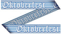Absperrband Oktoberfest – 15m Blau-Weiss Mit Schriftzug | Fasnacht24.ch