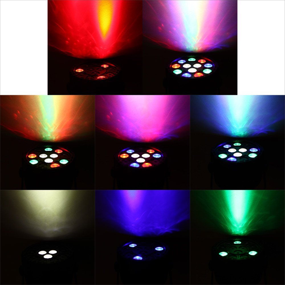 RGBW PAR LED Bühnenscheinwerfer – Fasnacht24 12x1W DMX512 Stage Light – Verpackung
