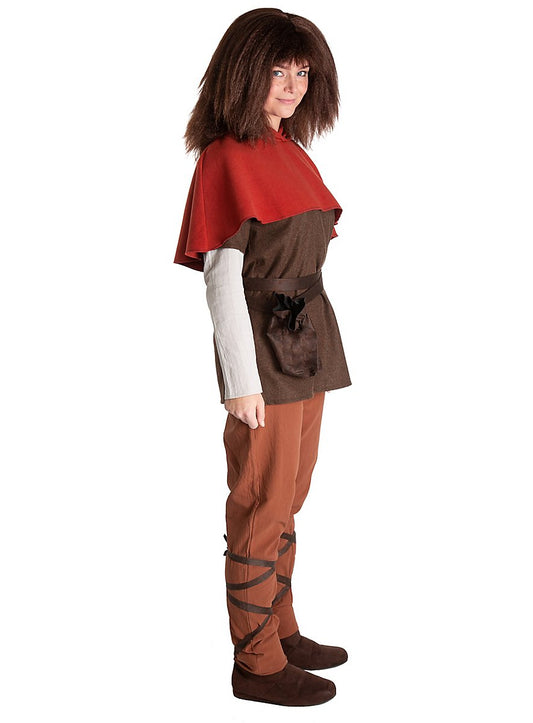 Ronja Räubertochter Kostüm Erwachsene – Fasnacht24 5-Teiliges Set Baumwolle & Wolle - Fasnacht24.ch