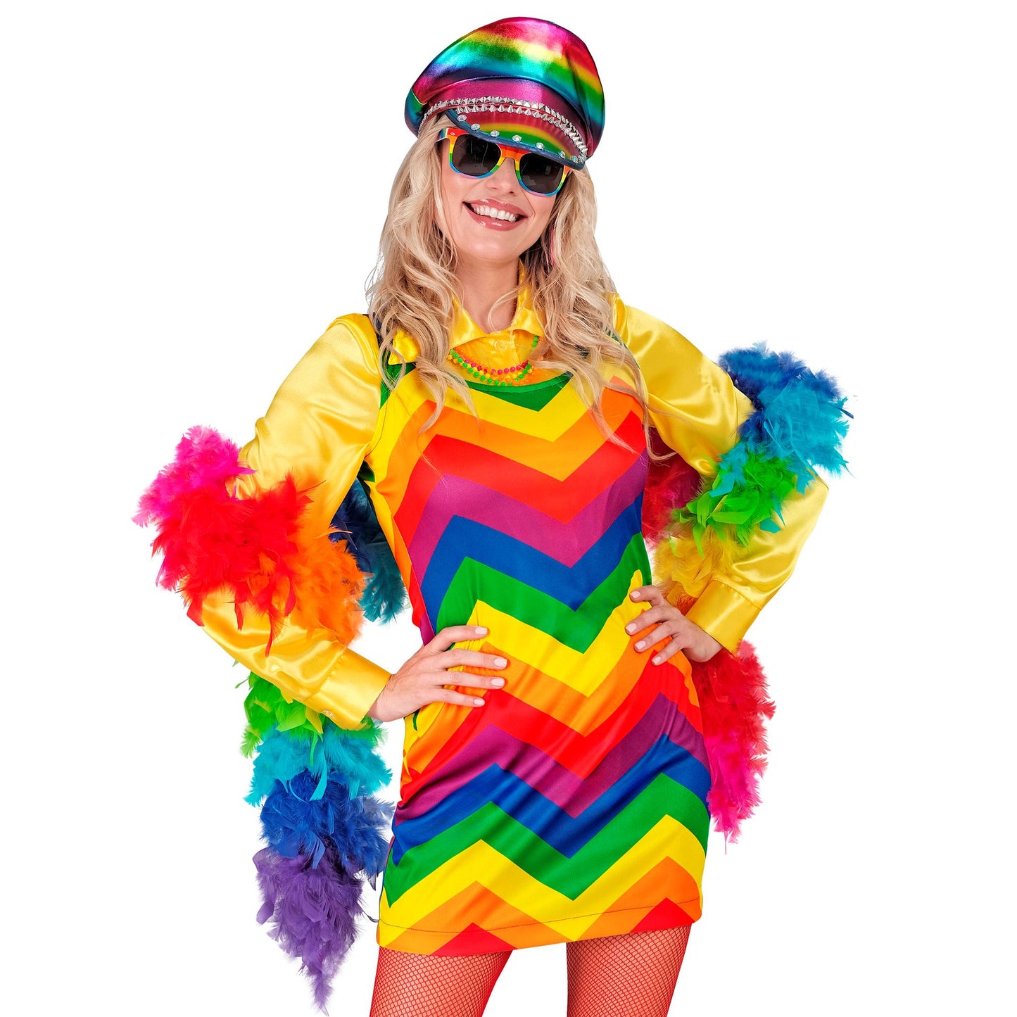 "FEDERBOA REGENBOGEN" - 1,80 m - 80 g – Ansicht 3
