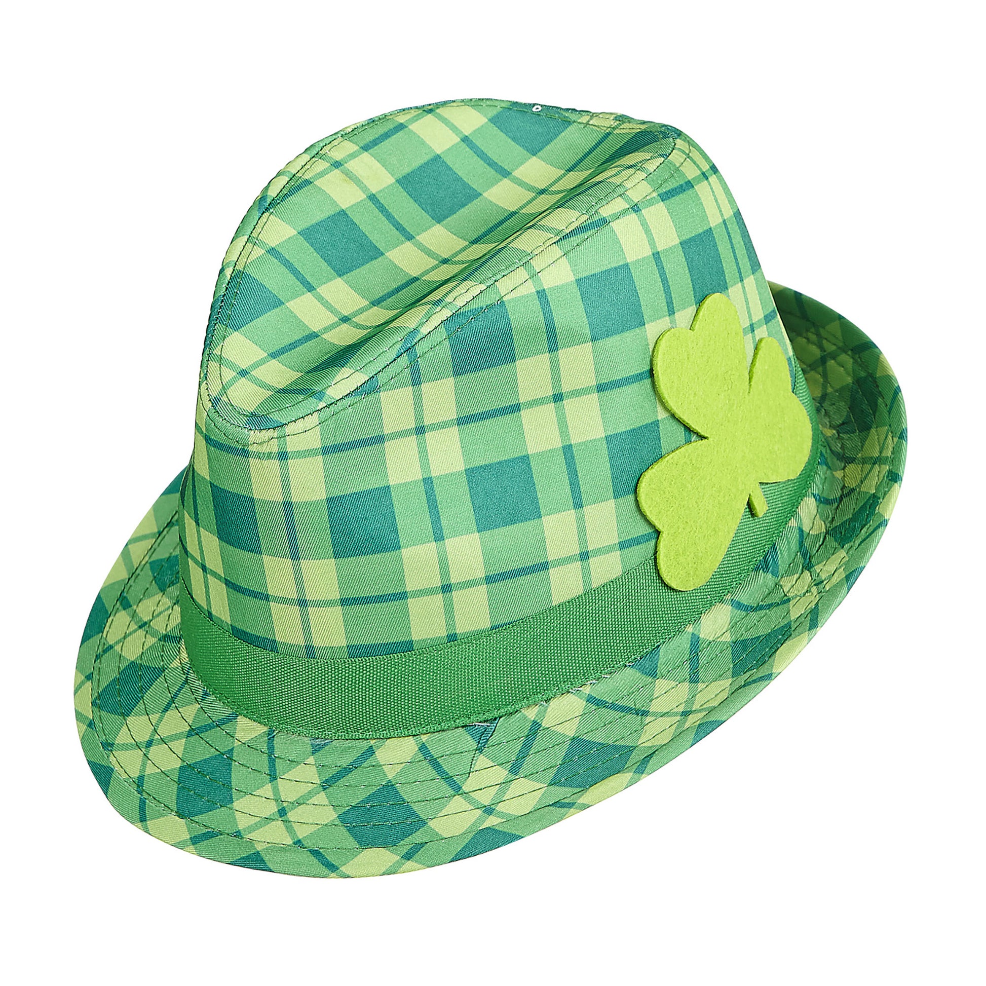 "FEDORA HUT ST. PATRICK'S DAY MIT IRISCHEM KLEEBLATT" – Vorderansicht
