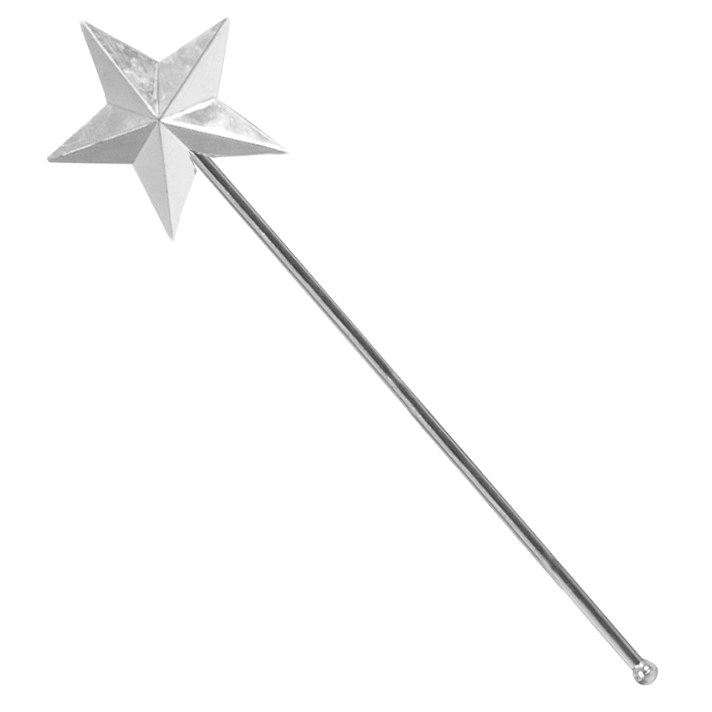 "FEENSTAB 3D" silber - 44 cm – Vorderansicht