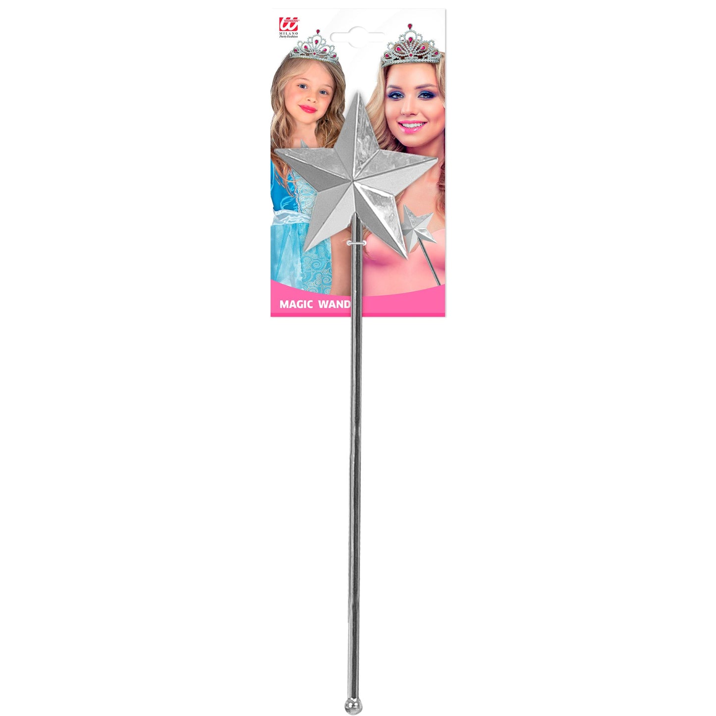 "FEENSTAB 3D" silber - 44 cm – Detailansicht