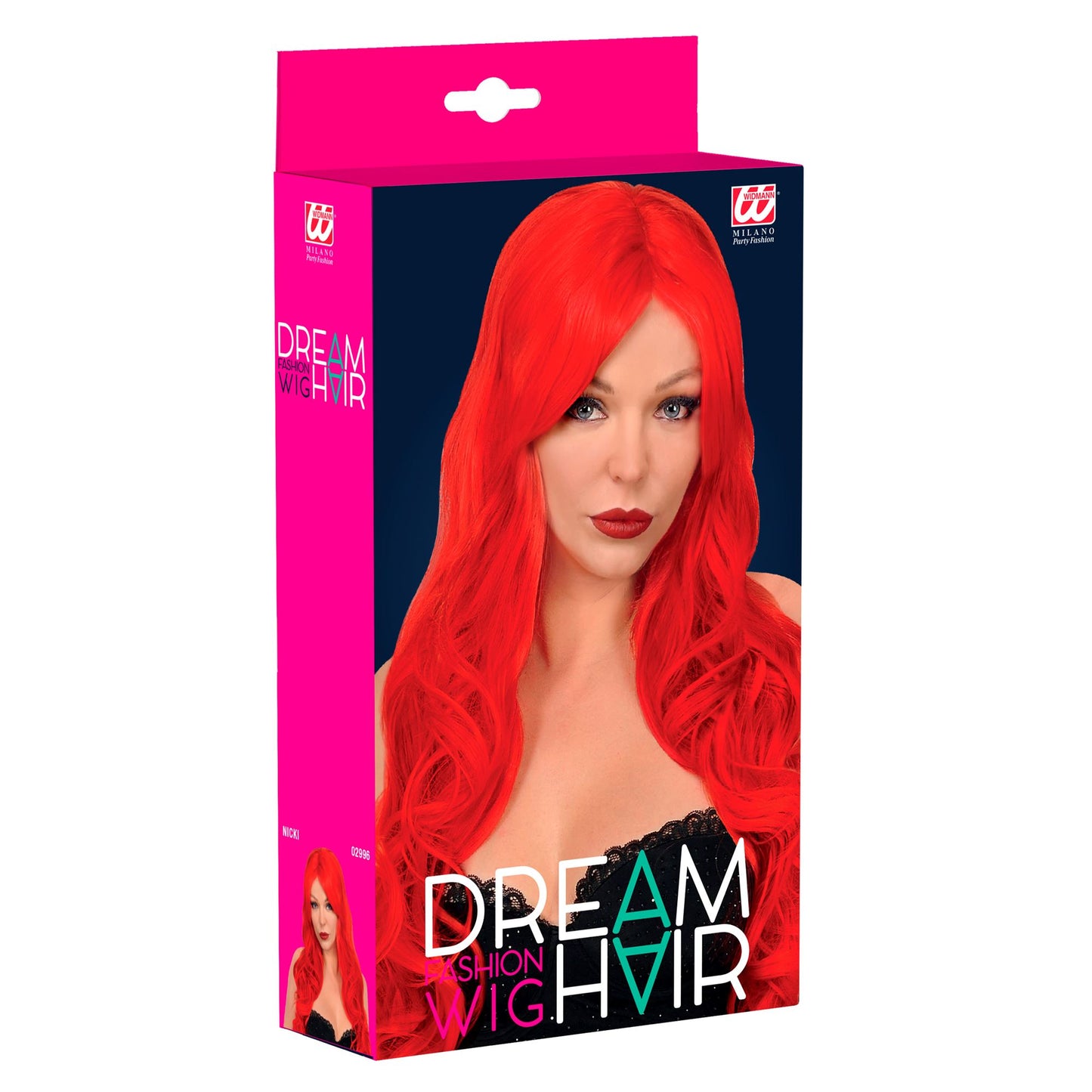 "FEMME FATALE DREAM HAIR PERÜCKE MIT HOCHWERTIGEM SILIKON LINING" in farbiger Box – Detailansicht