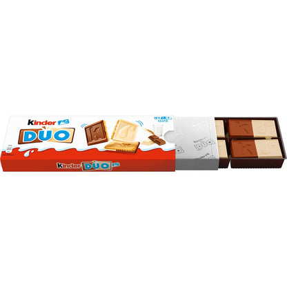 Ferrero Kinder Duo Kekse 12er Pack mit Weiss- und Milchschokolade 150 g