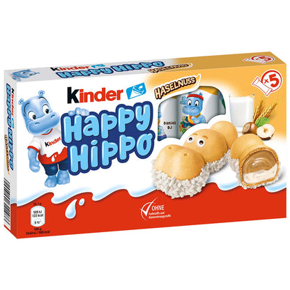 Ferrero Kinder Happy Hippo Haselnuss 5er Waffelriegel 103,5 g