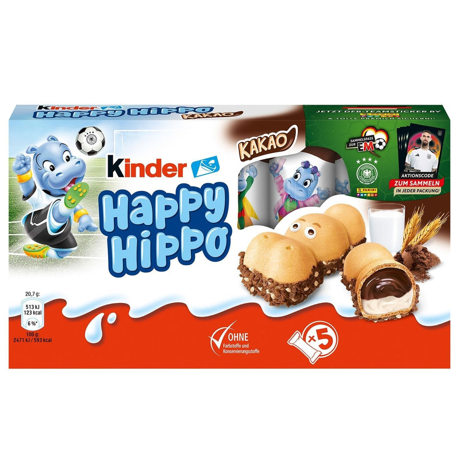 Ferrero Kinder Happy Hippo Kakao 5er Waffelriegel 103,5 g