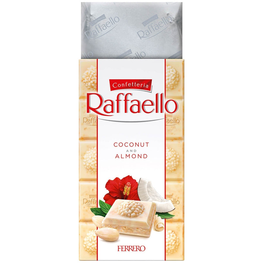 Ferrero Raffaello Tafel Weiss Schokolade mit Mandel-Kokoscreme 90 g
