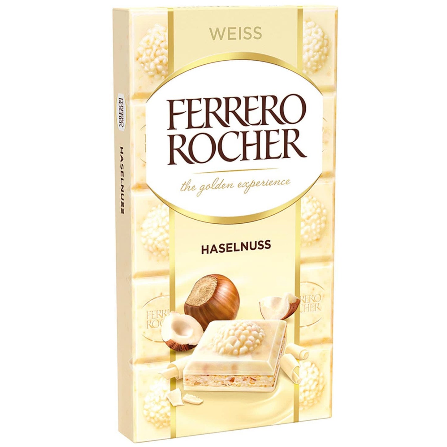 Ferrero Rocher Tafel Weiss 90g - weisse Schokolade von Ferrero