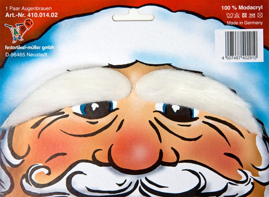 Weiße Kostüm Augenbrauen – Festartikel Müller Modacryl Accessoire - Fasnacht24.ch