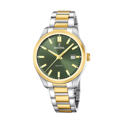 FESTINA ACERO CLASICO F20738_2 Herren Quarzuhr Gold 42 mm – Produktansicht