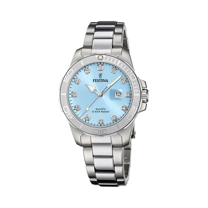 FESTINA BOYFRIEND COLLECTION F20503_5 Damen Quarzuhr mit Datum 34 mm Edelstahl – Detailansicht