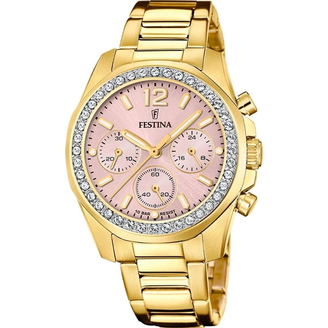 FESTINA BOYFRIEND COLLECTION F20609_4 Chronograph Armbanduhr 38 mm Gold
