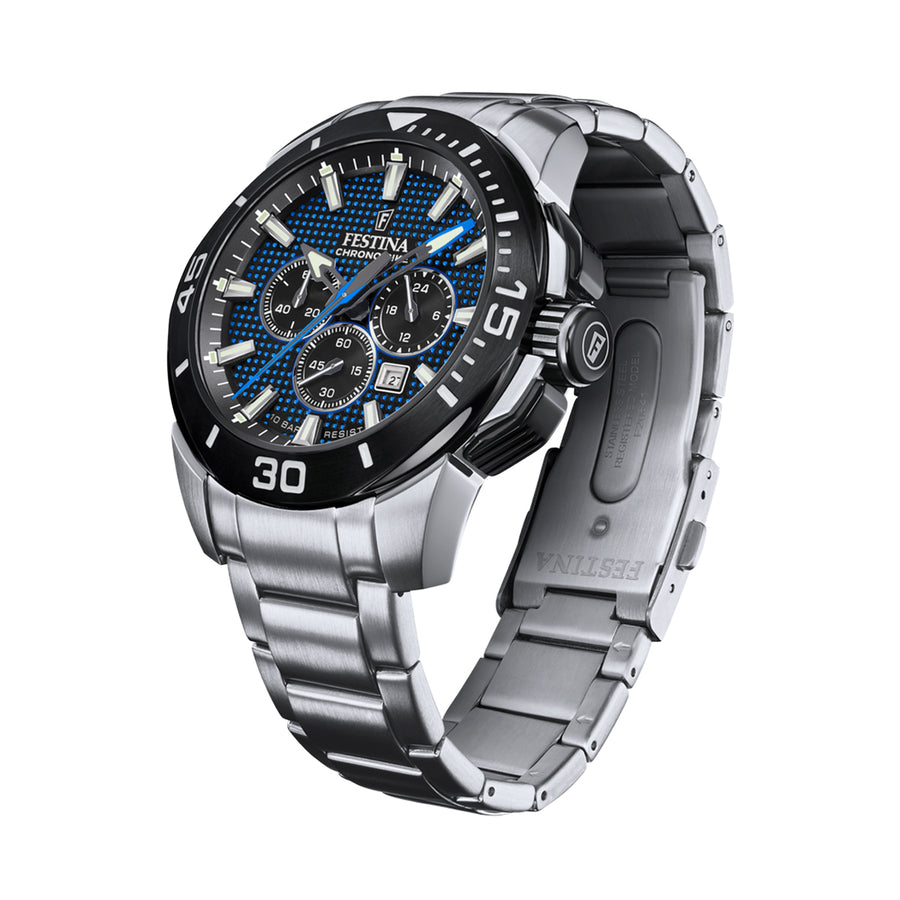 FESTINA CHRONO BIKE F20641_2 Chronograph Armbanduhr 47 mm Schwarz ansicht-2