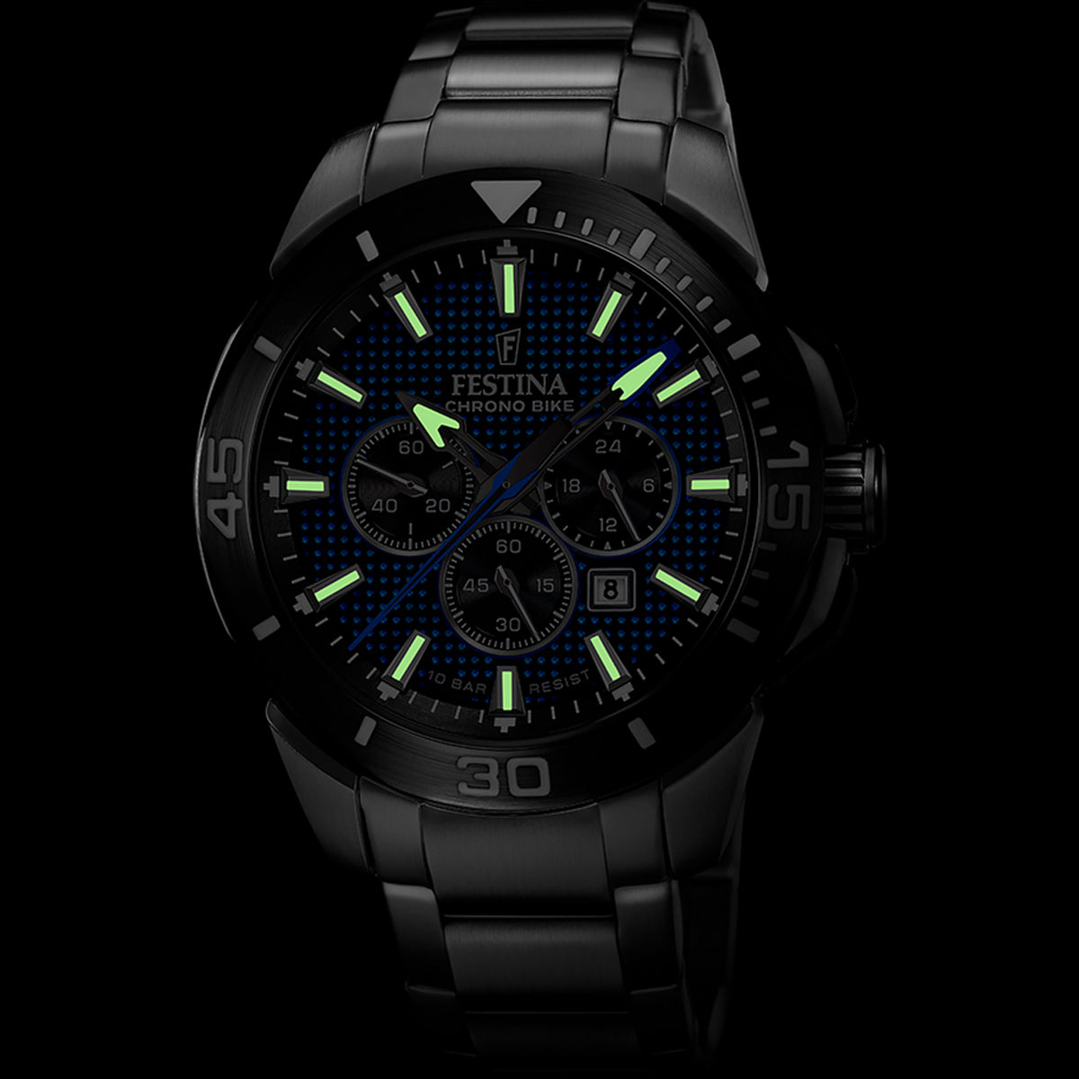FESTINA CHRONO BIKE F20641_2 Chronograph Armbanduhr 47 mm Schwarz ansicht-3