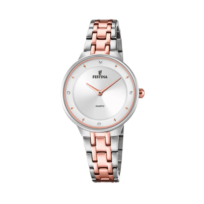 FESTINA MADEMOISELLE F20626_1 Damen Quarzuhr Gold Edelstahl 30 mm – Produktansicht