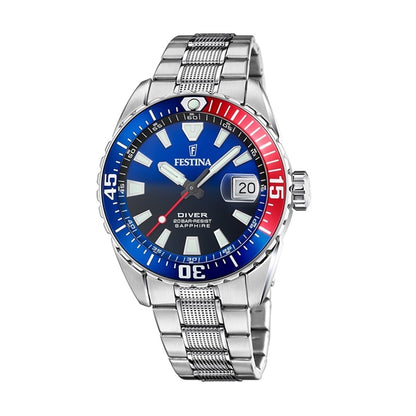 FESTINA THE ORIGINALS F20669_4 Herren Quarzuhr Edelstahl 42 mm – Detailansicht