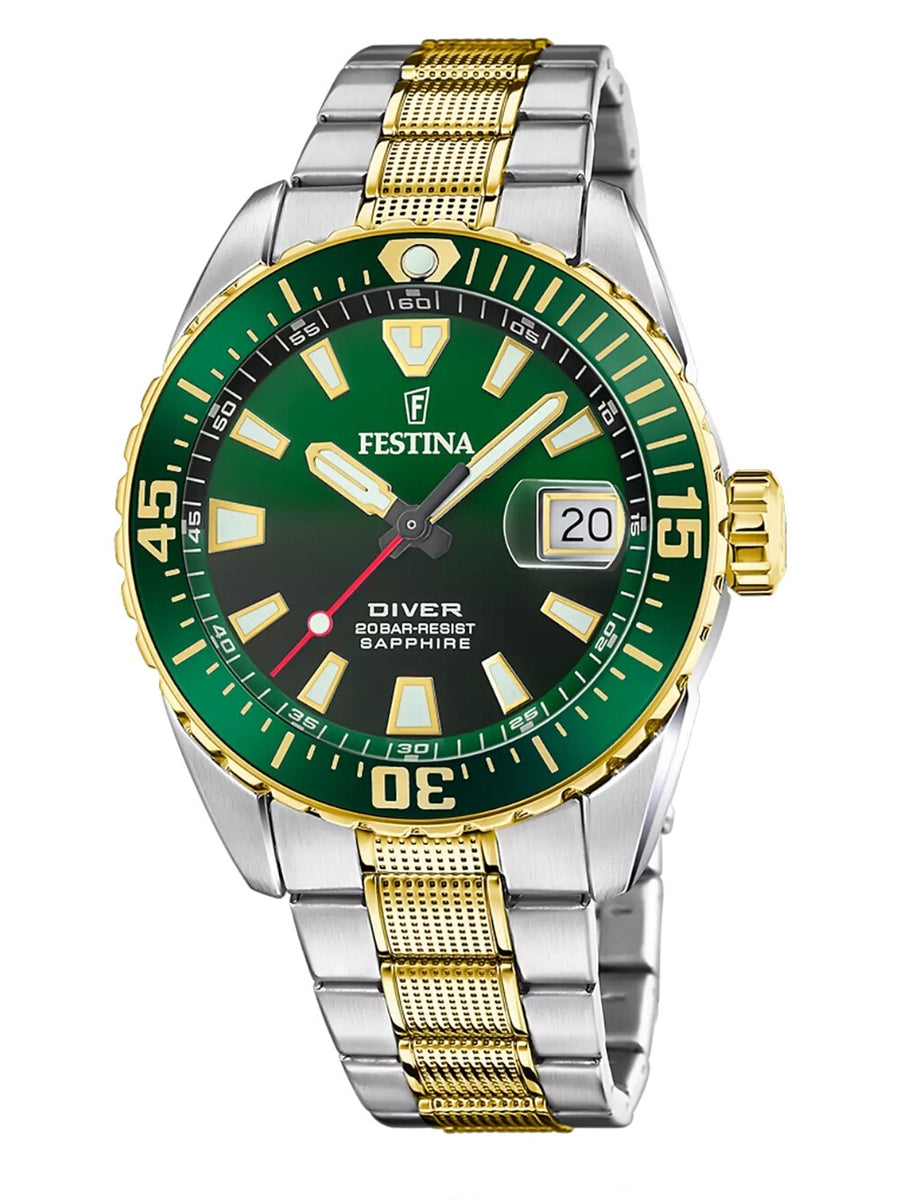 FESTINA THE ORIGINALS F20706_2 Date Armbanduhr 41 mm Gold
