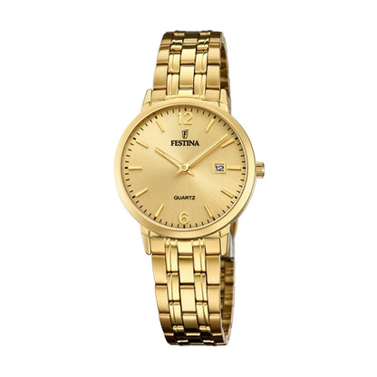 FESTINA WATCHES Mod. F20514/3 F20514_3 Date Armbanduhr 30 mm Gold